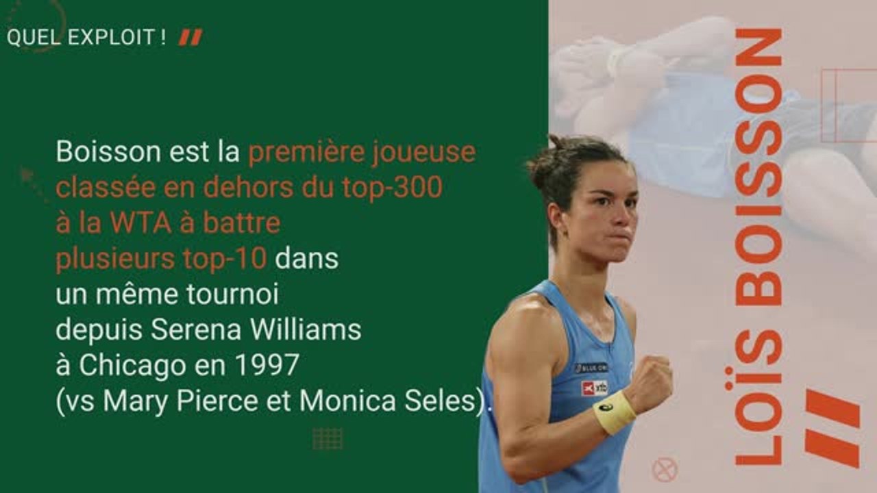 Roland-Garros - Qui est Loïs Boisson, la nouvelle star du tennis français ?
