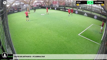 Faute de Arthur D - Fc Gibraltar