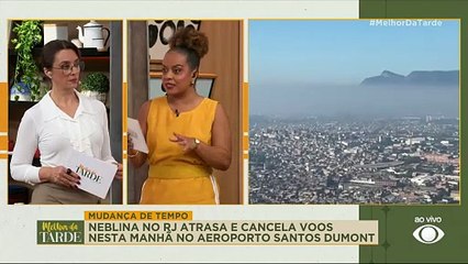 Neblina no RJ atrasa e cancela voos no Santos Dumont nesta quarta, 04/06 | Melhor da Tarde