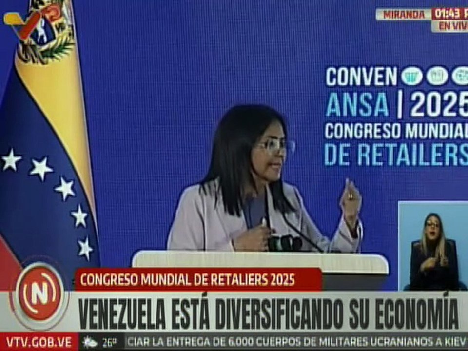 Vpdta. Rodríguez: Hemos tenido guerra económica, la hemos afrontado y  resuelto como país