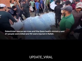 Israeli Troops Fire at Palestinians Near Aid Distribution Point