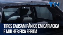 Tiros causam pânico em Cariacica e mulher fica ferida