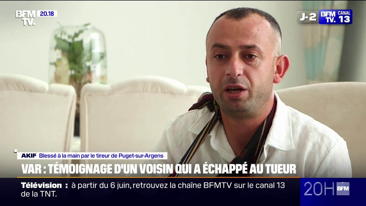 "Il a tiré à quatre reprises, sans rien dire": Akif, blessé à la main par le tireur de Puget-sur-Argens, témoigne