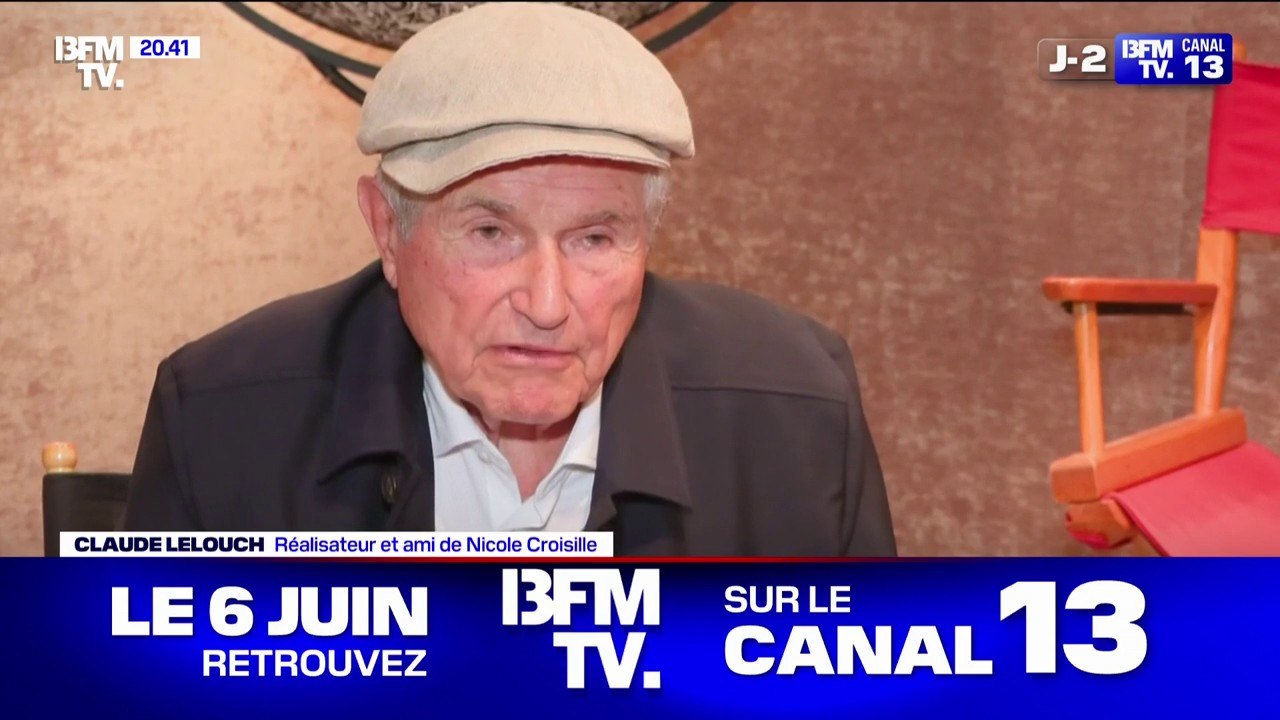 "J'ai le sentiment de mourir un petit peu aussi": l'hommage de Claude Lelouch à Nicole Croisille