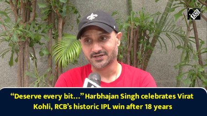 “Deserve every bit…” Harbhajan Singh celebrates Virat Kohli, RCB’s historic IPL win after 18 years