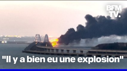 Pont de Crimée: les images de l'attaque ukrainienne