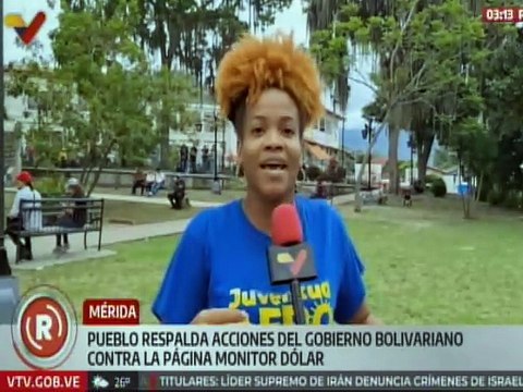 Merideños respaldan las acciones del Gobierno Bolivariano contra el dólar paralelo