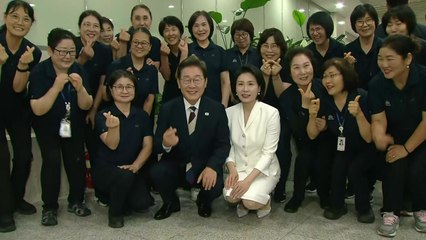 이 대통령, 국회 청소 노동자·방호직원에 감사 인사 / YTN