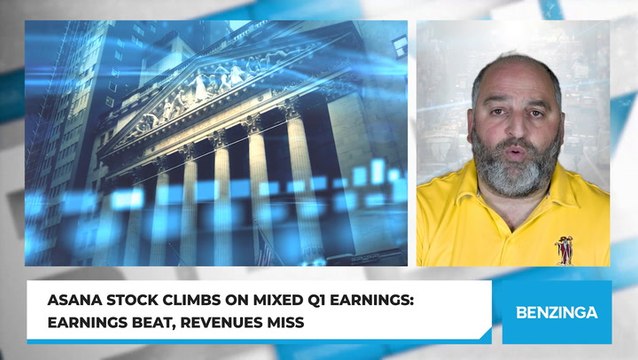 Asana Stock Climbs On Mixed Q1 Earnings: Earnings Beat, Revenues Miss