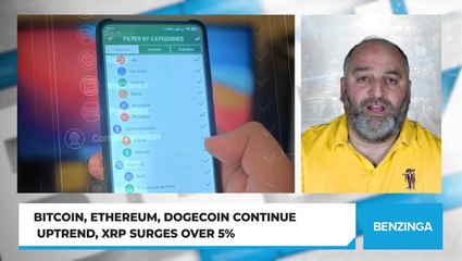 Bitcoin, Ethereum, Dogecoin Continue Uptrend, XRP Surges Over 5%