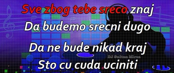 Sto ću čuda, učiniti - Dragana Mirković (uživo karaoke)