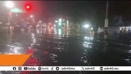Intensas lluvias provocan encharcamientos e inundaciones en el Valle de Toluca