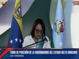 Loa Tamaronis se comprometió a trabajar junto al pueblo para la construcción de un Delta Amacuro potencia