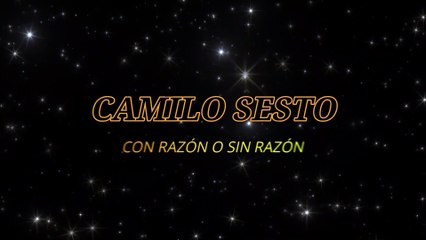 Camilo Sesto - Con razón o sin razón (KARAOKE)