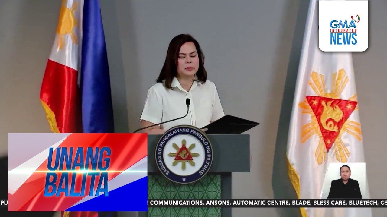 Draft resolution para ibasura ang impeachment case vs. VP Sara Duterte nang walang paglilitis, isinusulong ni Sen. Bato dela Rosa | Unang Balita