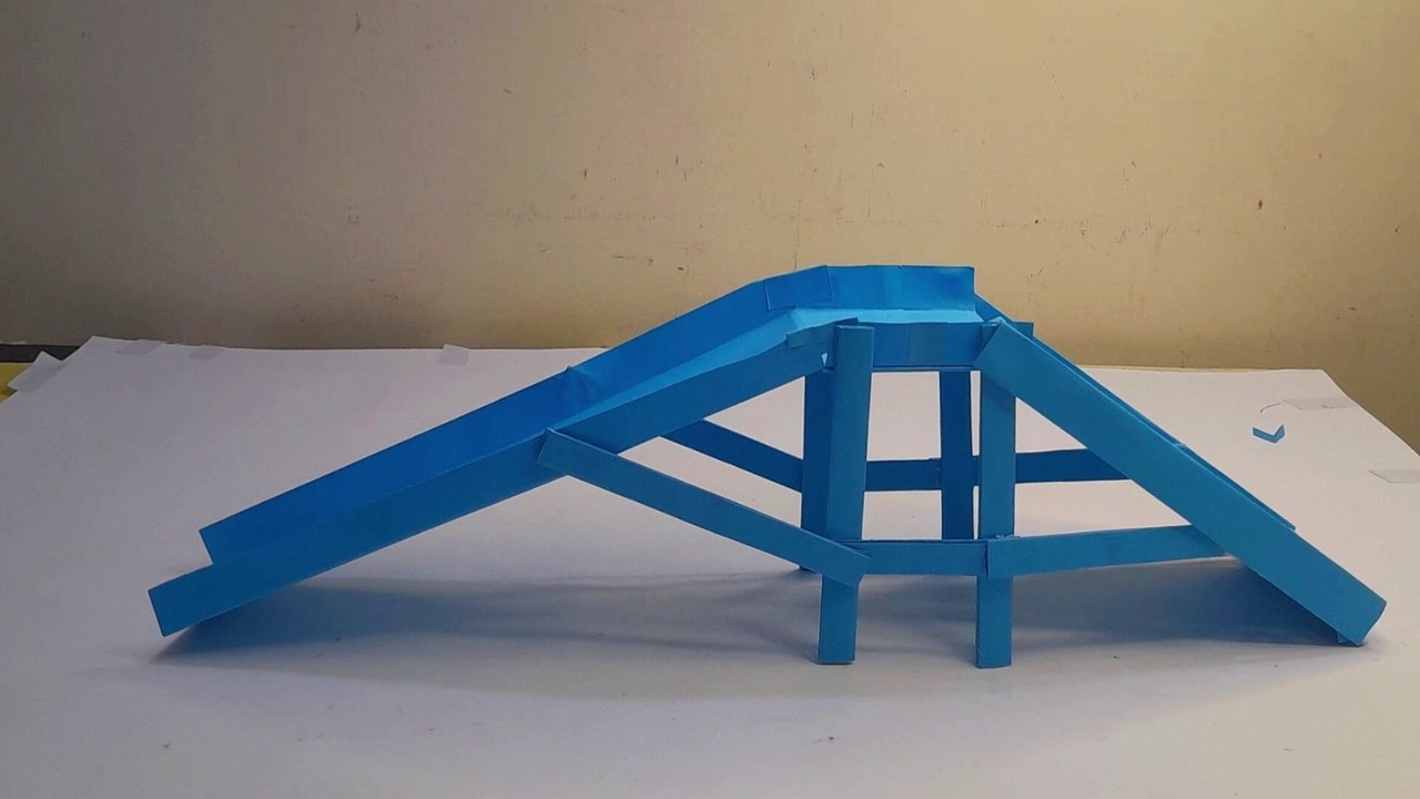 How to Make a Paper Slide Miniature Model | Easy DIY Craft Idea