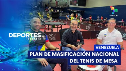 Plan de masificación nacional de tenis de mesa DEPORTES TELESUR  03-06-2025