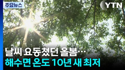 [날씨] 날씨 요동쳤던 올봄...해수면 온도는 10년 새 최저 / YTN