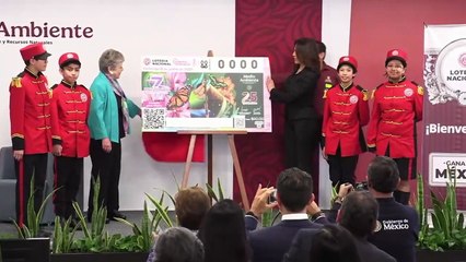 Semarnat conmemora 25 años de trabajo ambiental con billete especial de la Lotería Nacional