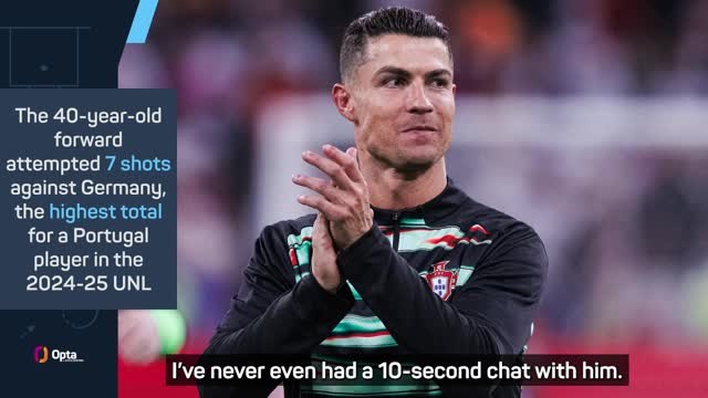 'He puts the work in' - Nagelsmann impressed with 40-year-old Ronaldo