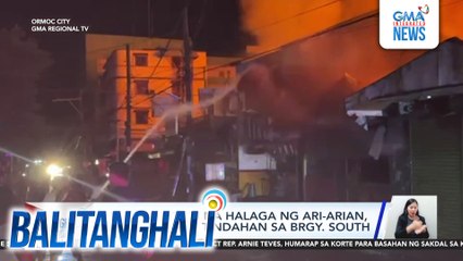 Aabot sa P8.4-M na halaga ng ari-arian, nasunog sa 11 tindahan sa Brgy. South | Balitanghali
