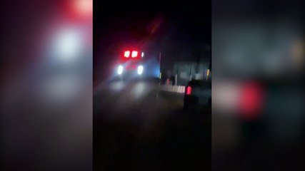 Imprudência: caminhoneiro filma carro em zigue-zague que quase causa acidentes na BR-277 em Ibema