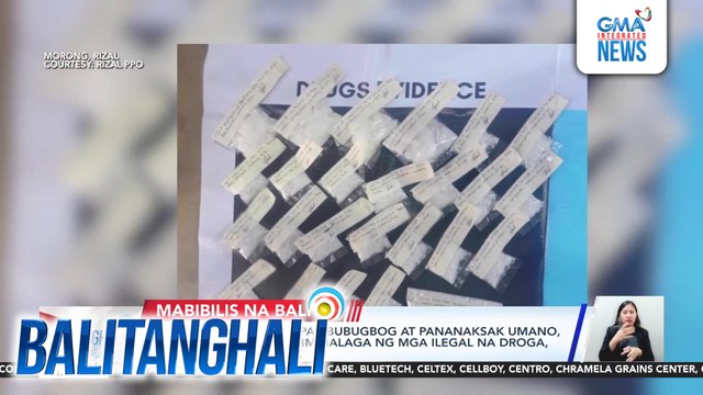 Lalaking sangkot sa pambubugbog at pananaksak umano, arestado; mahigit P1.3-M halaga ng mga ilegal na droga, nakumpiska sa suspek | Balitanghali