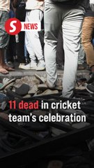 Deadly stampede at India cricket celebrations leaves 11 dead