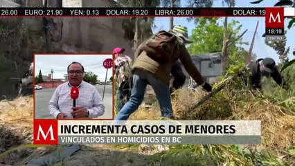 Preocupa incremento de menores en delitos de alto impacto en Baja California