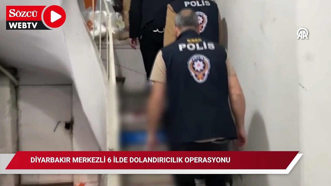 Diyarbakır merkezli 6 ildeki dolandırıcılık operasyonunda yakalanan 3 zanlı tutuklandı
