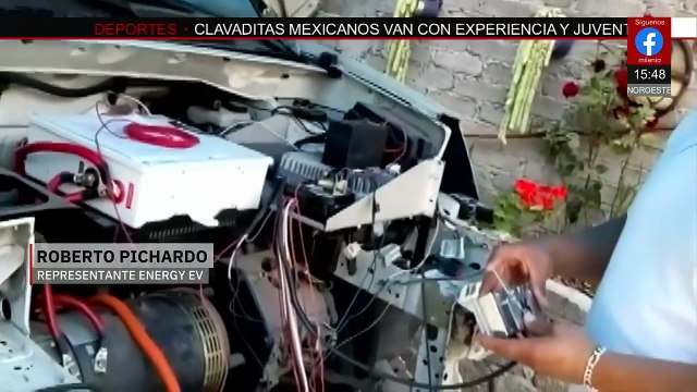 En CdMx, hombre convierte las unidades de combustión a eléctricas para ayudar al medio ambiente