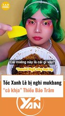 Tóc xanh lè mukbang cà khịa Thiều Bảo Trâm
