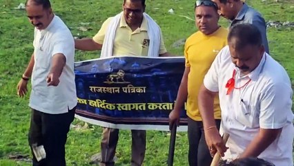 भीलवाड़ा में  हरणी महादेव सरोवर श्रम दान से निखरा