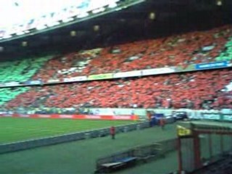 Tifo pour pauleta psg vs st etienne