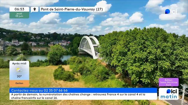 05/06/2025 - ici matin par ici Normandie (Seine-Maritime - Eure) en vidéo