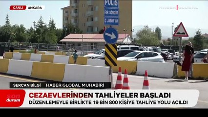 Cezaevlerinden tahliyeler başladı