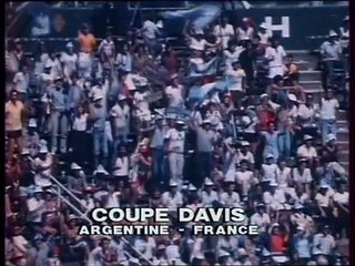 ARGENTINE - FRANCE - 1982 - COUPE DAVIS -