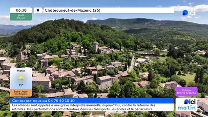 05/06/2025 - ici matin par ici Drôme Ardèche en vidéo