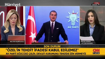 AK Parti Sözcüsü Çelik'ten Özgür Özel'e tepki: Yargıyı hedef alan tehditkar ifadeler kabul edilemez