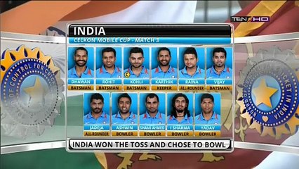 Celkon Cup 2013 | Sri Lanka vs India, 3rd Match at Kingston, Jul 02 2013
