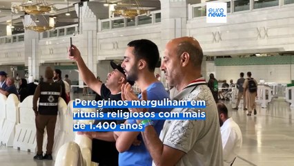 Arábia Saudita enfrenta calor sufocante no início da peregrinação a Meca