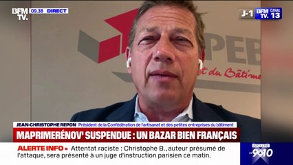 Suspension de Maprimerénov: "C'est un investissement pour la décarbonation de la France et les finances publiques", regrette Jean-Christophe Repon (CAPEB)