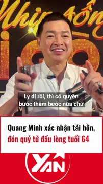 Quang Minh xác nhận tái hôn, đón quý tử ở tuổi 64
