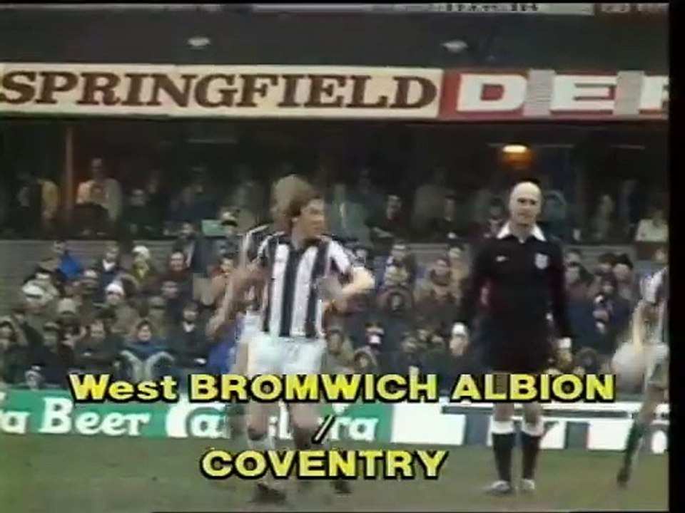 WEST BROMWICH ALBION - COVENTRY - 1982 - SAISON 1981/1982 -