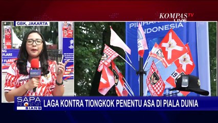 [FULL] Antusiasme Suporter Dukung Timnas Indonesia vs China di GBK, Kamis 5 Juni Malam