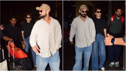 Anushka Sharma-Virat Kohli arrive in Mumbai after RCB's IPL victory