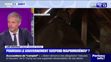 Suspension de Maprimerénov: "Un terrible aveu d'impuissance publique", pour Loïc Kervran (Horizons)
