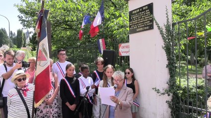 Stèle Avenue de la Libération