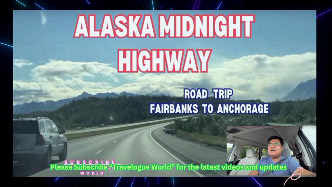 Driving from Fairbanks to Anchorage at Midnight | Alaska's Midnight Highway: Fairbanks to Anchorage Road Trip