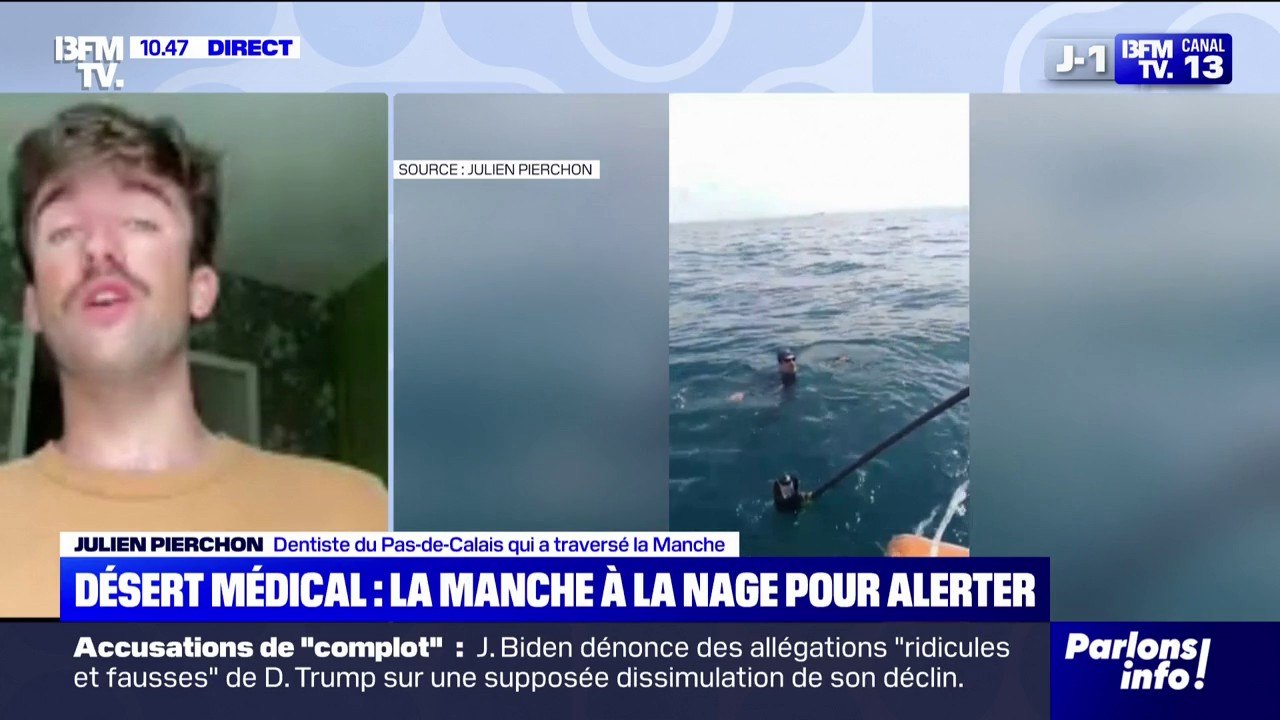 "J'ai récolté un peu plus de 27.000 euros": ce dentiste a traversé la Manche à la nage pour financer un cabinet mobile et soigner les plus démunis.